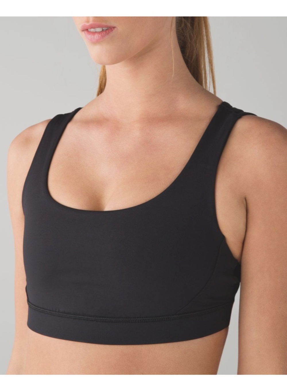 Lululemon Energy Bra Exhale Sz 8 Black